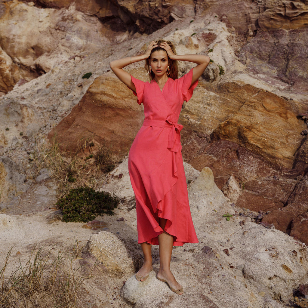 NAKOA aikuisten Annika Dress, Coral Sunset