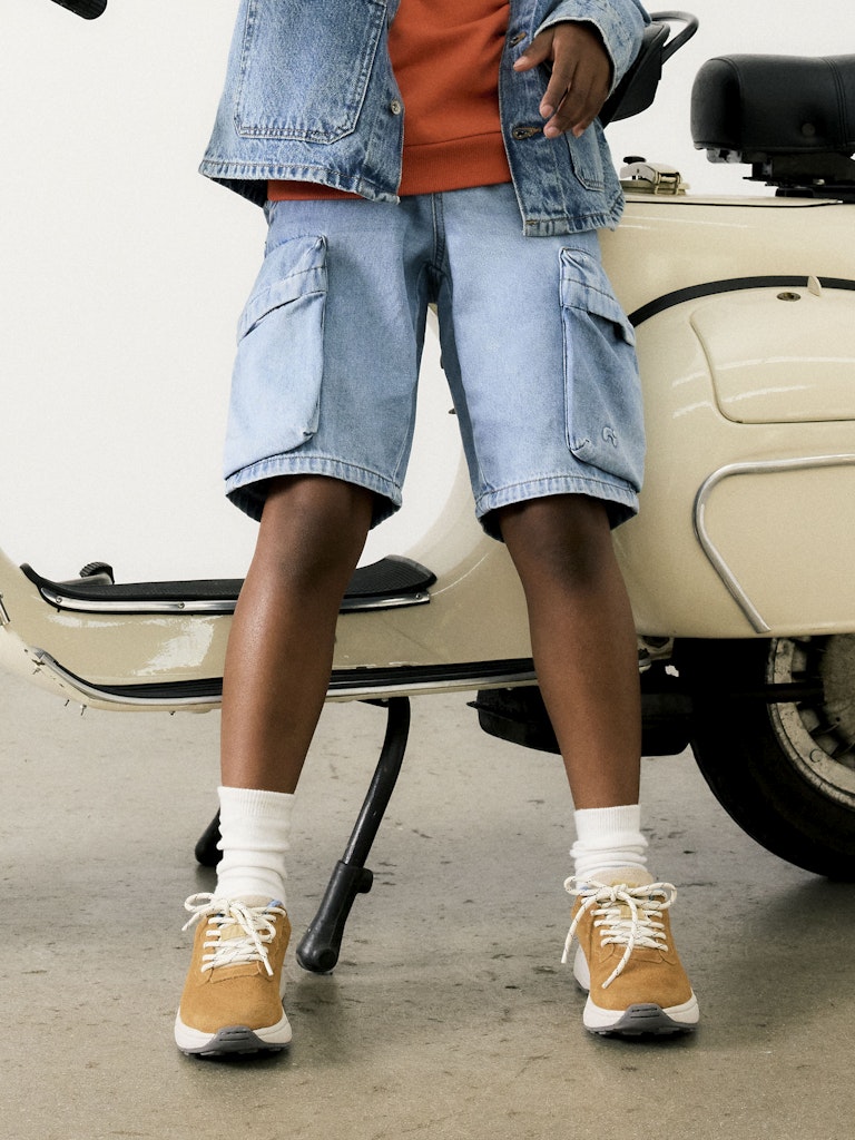 NAME IT NKMBEN 3925 farkkushortsit, Light Blue Denim