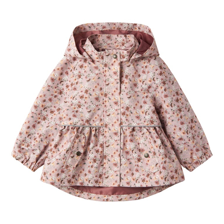 NAME IT NMFMALEX08 FLOWERS välikausitakki, Pale Mauve