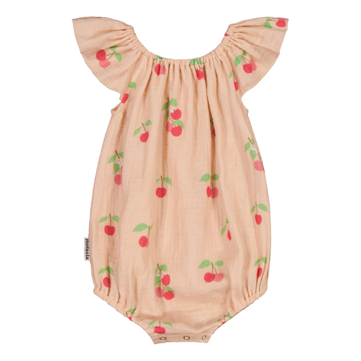METSOLA SWEET CHERRIES MUSLIN ROMPER, Sparkle