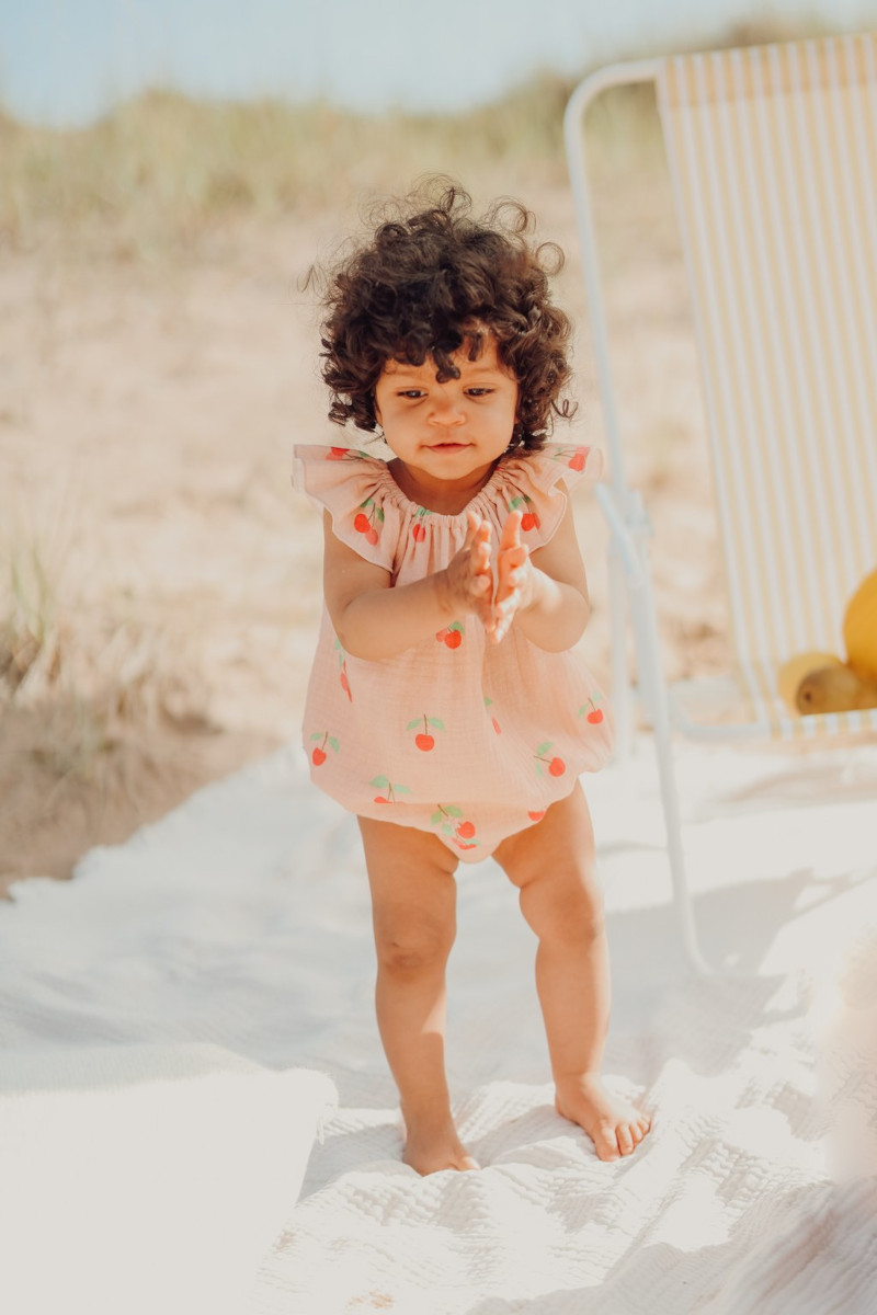 METSOLA SWEET CHERRIES MUSLIN ROMPER, Sparkle