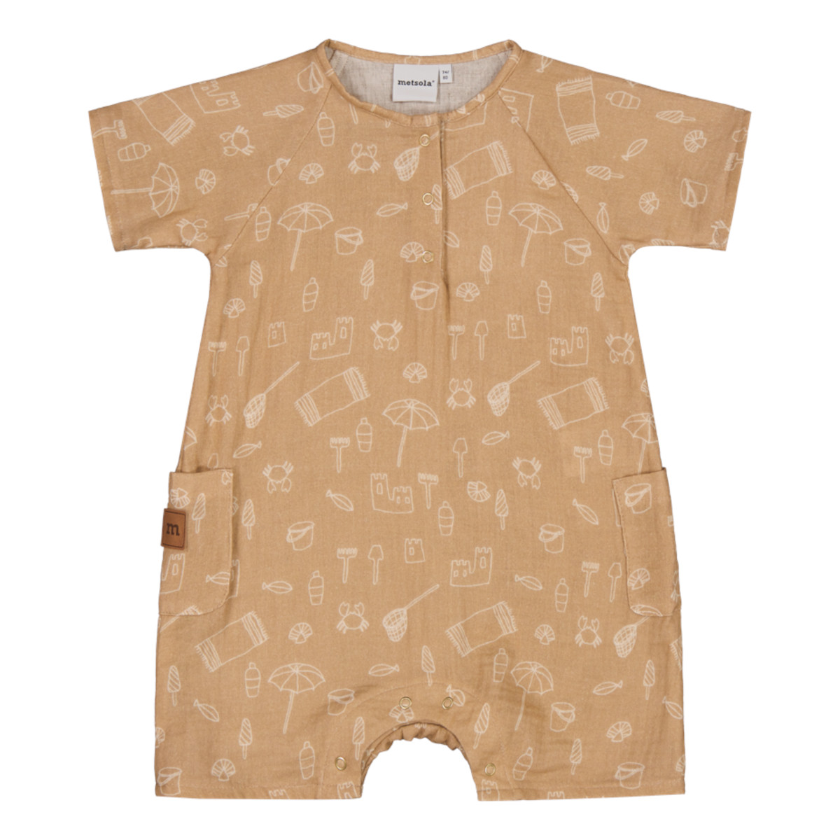 METSOLA ON THE BEACH MUSLIN OVERALLS, Sandy