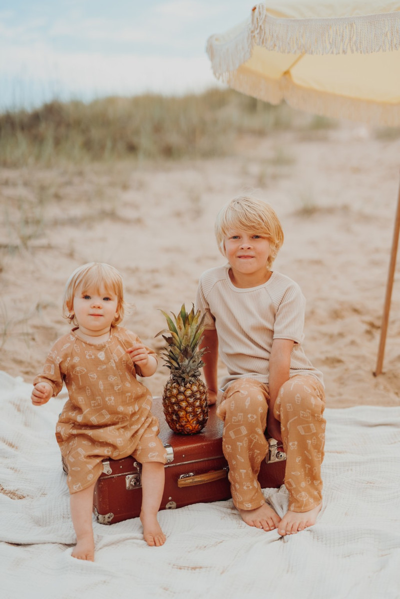 METSOLA ON THE BEACH MUSLIN PANTS, Sandy