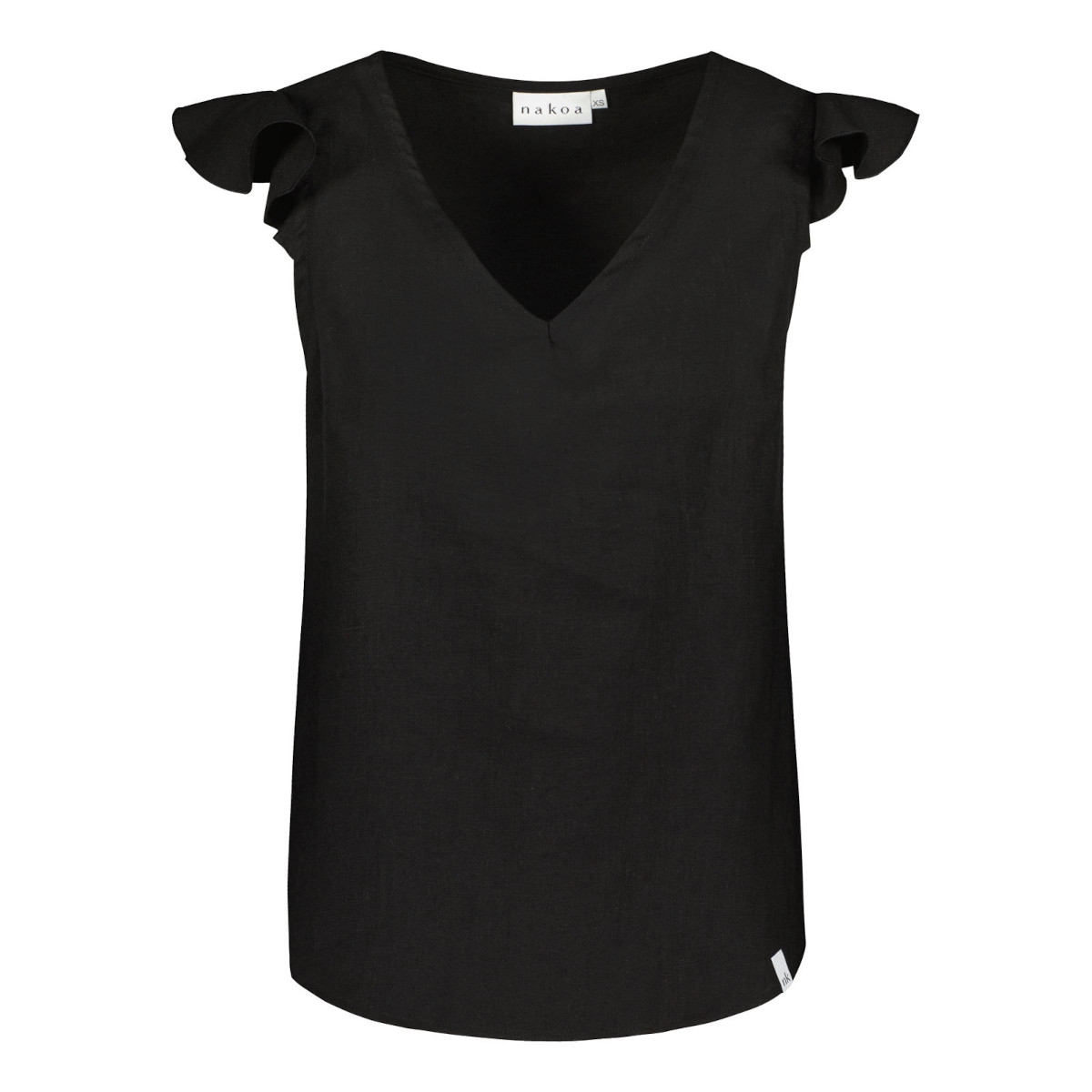 NAKOA SOFIA top, Black