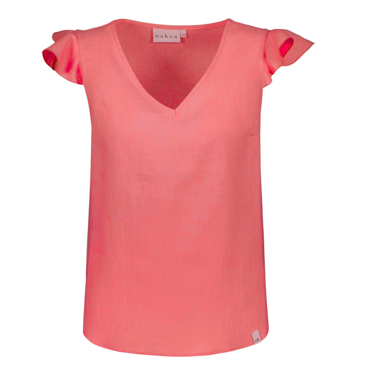 NAKOA SOFIA top, Sunset Coral