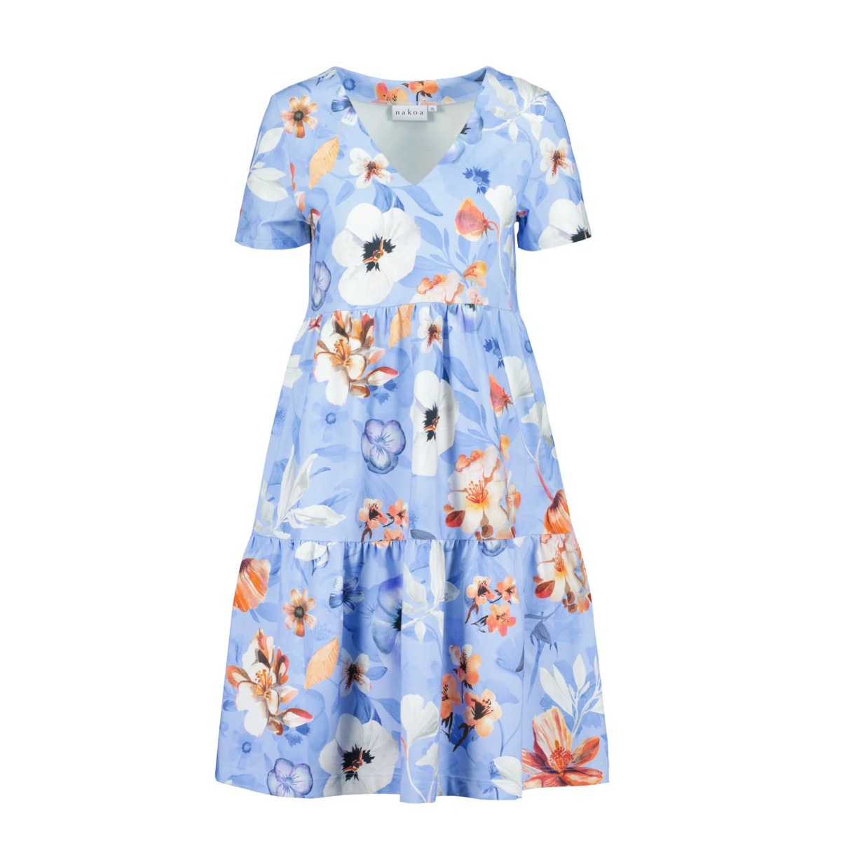 NAKOA aikuisten Layered Dress, Serein