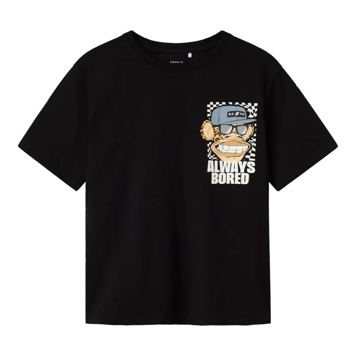 NAME IT NKMJASE BORED t-paita, Black