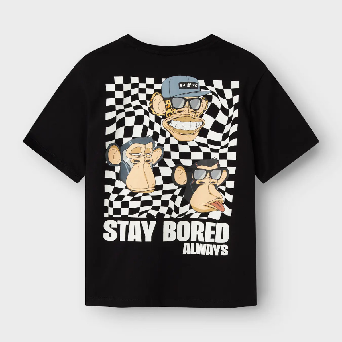 NAME IT NKMJASE BORED t-paita, Black