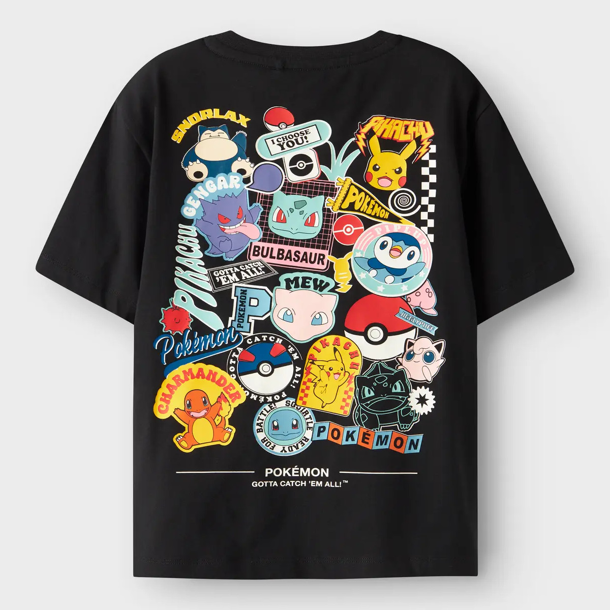 NAME IT NKMJENO POKEMON t-paita, Black