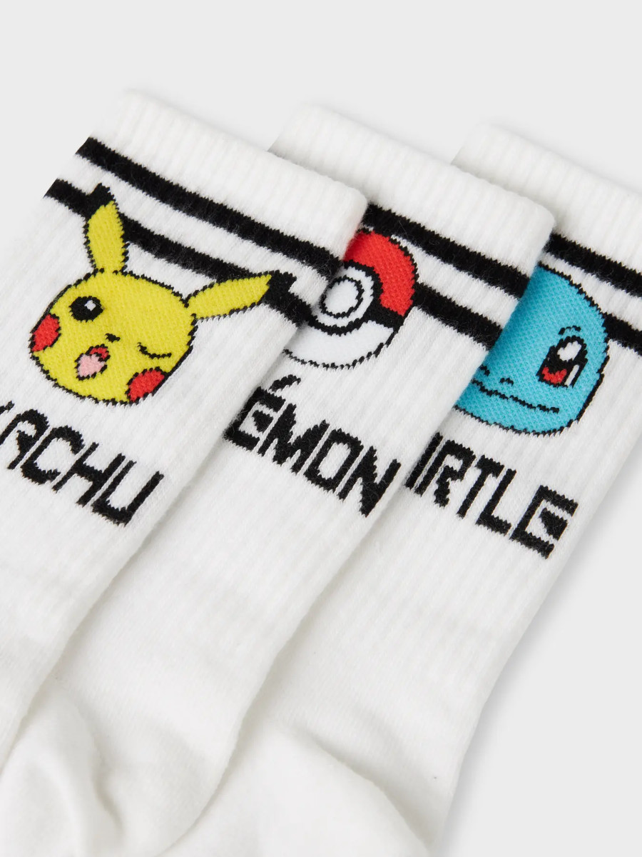 NAME IT NKMMILTON POKEMON sukat 3p, Bright White