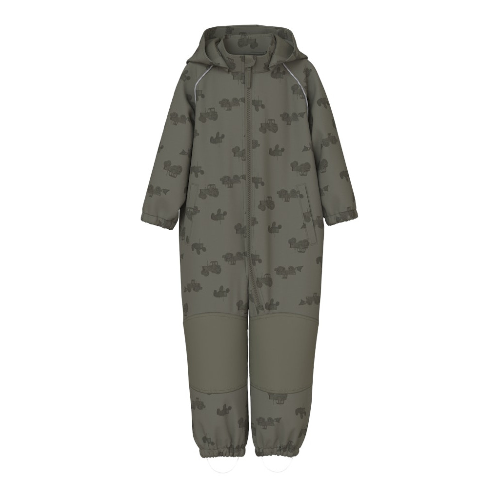 name it NMMALFA08 TRACTOR softshell-haalari, ENNAKKOTILAUS Dusty Olive