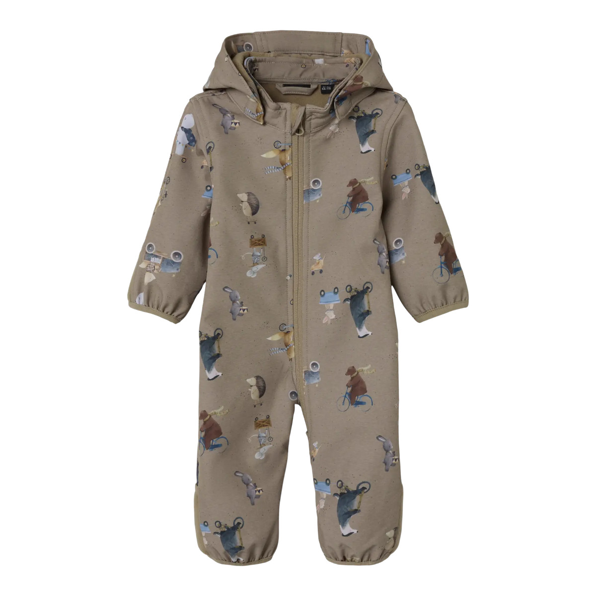 NAME IT NBNALFA08 GO softshell-haalari, ENNAKKOTILAUS Silver Mink