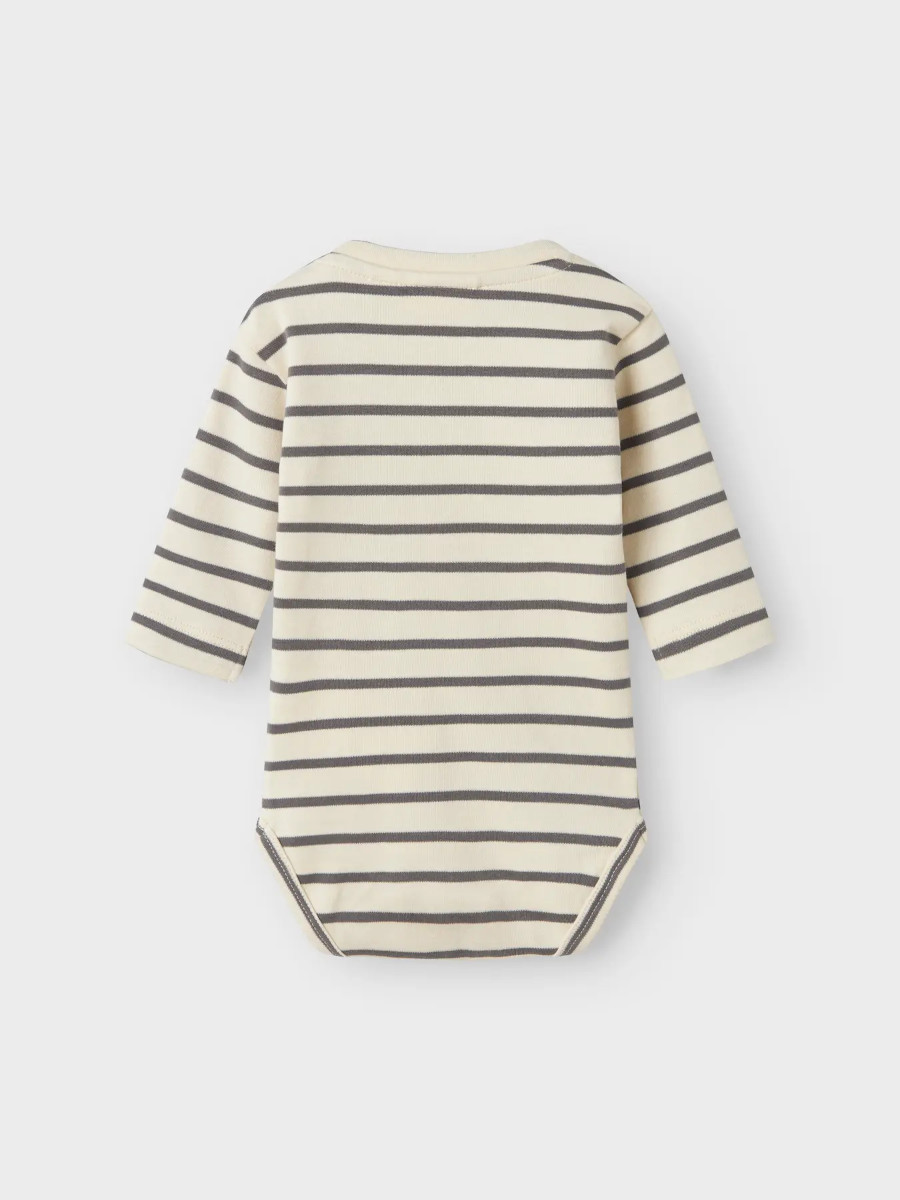 LIL' ATELIER NBMLIMIA trikoobody, Turtledove/Poppy Seed