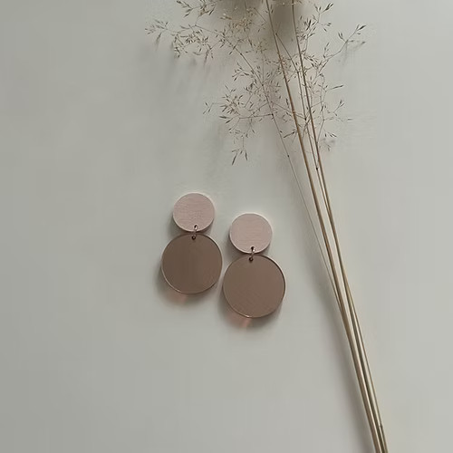 KOSKEMATON POUTA MINI korvakorut, Vaaleanpunainen