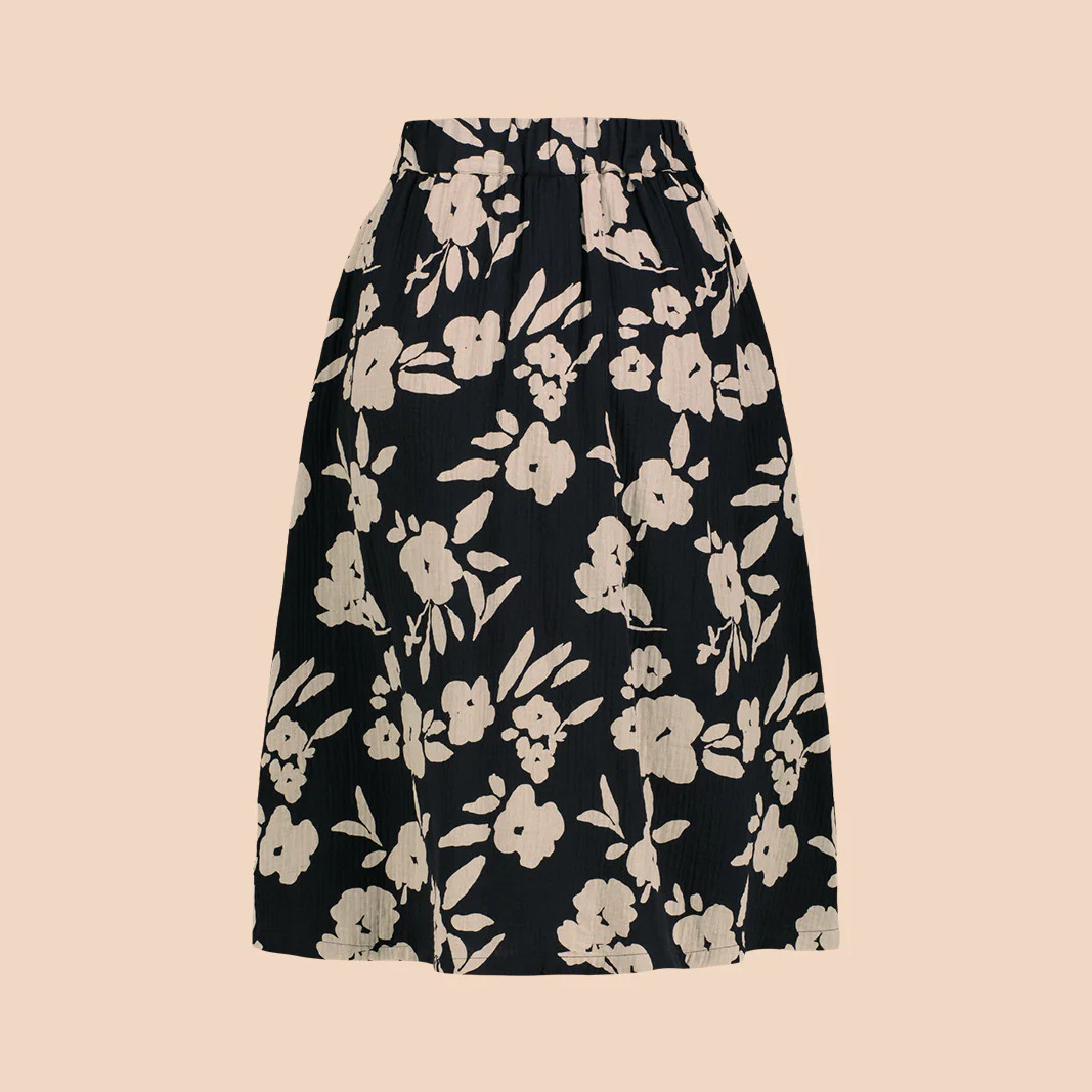 KAIKO BUTTON SKIRT hame, Windflower