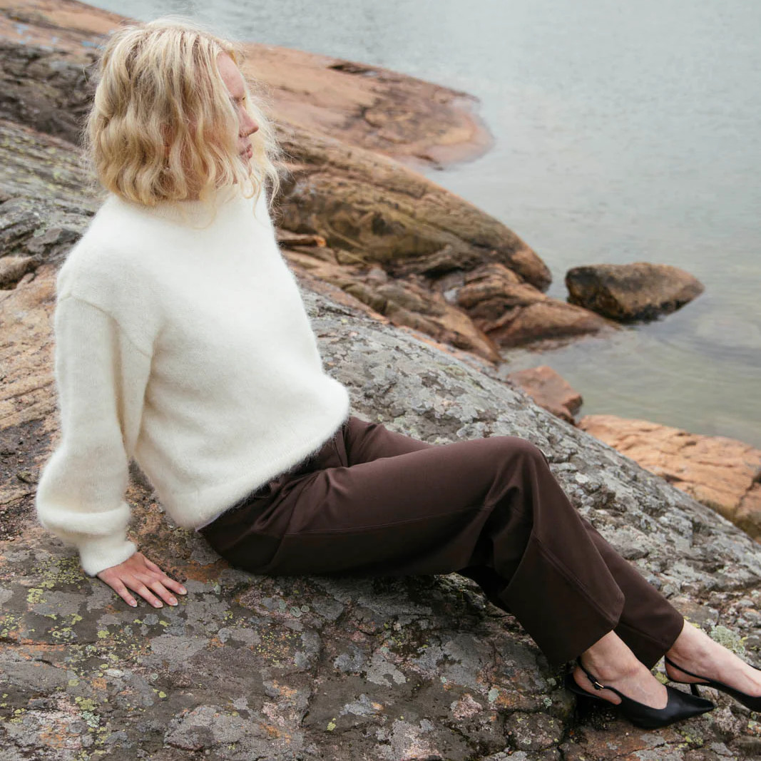 KAIKO EVERYDAY PANTS housut, Chocolate