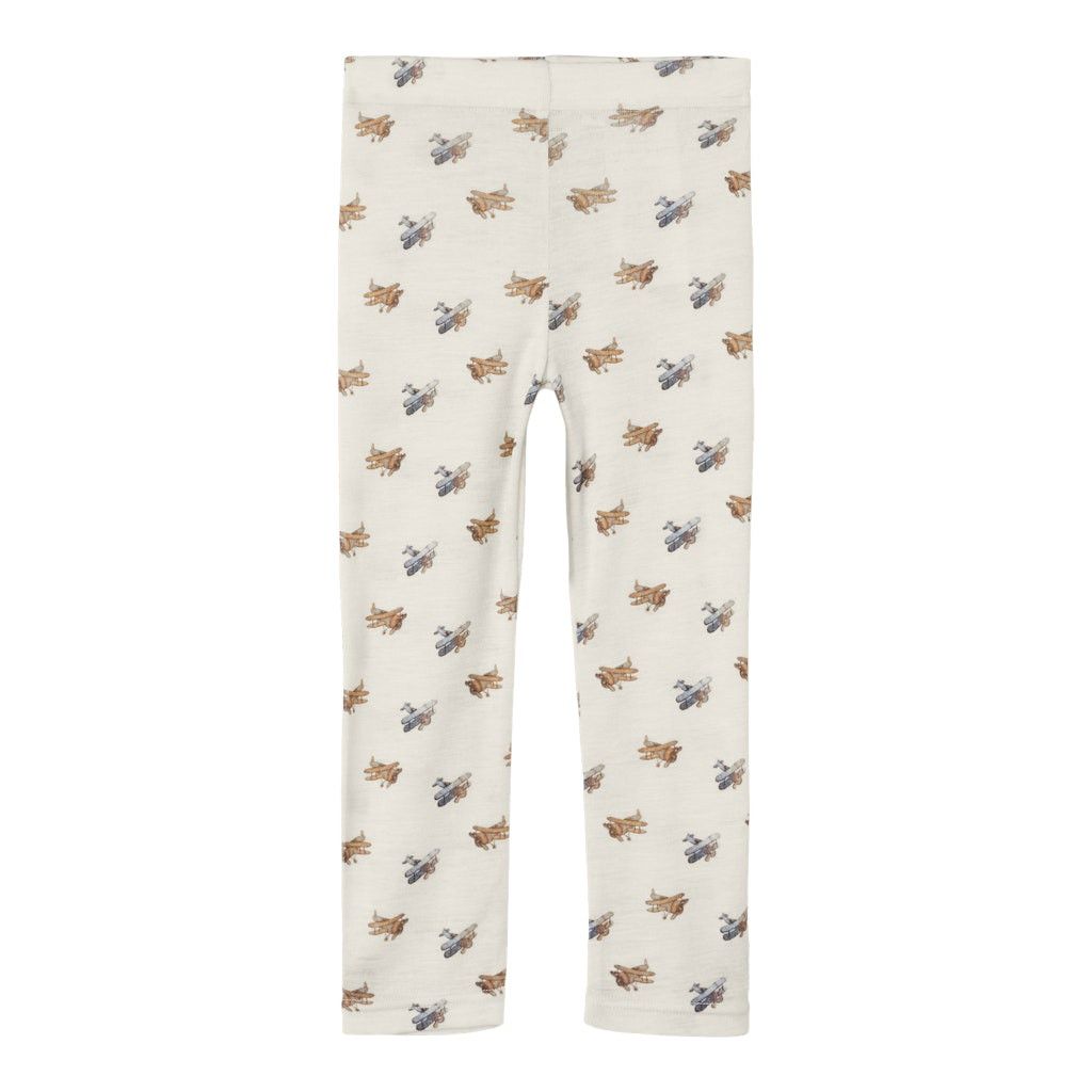 LIL' ATELIER NMMNALU merinovilla leggingsit, ENNAKKOTILAUS Turtledove