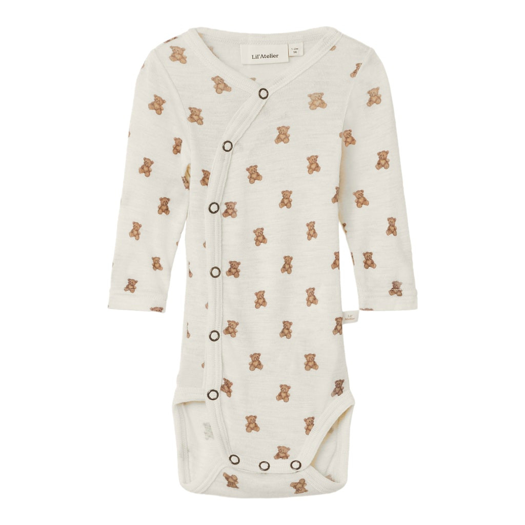 LIL' ATELIER NBNNALU merinovillabody, ENNAKKOTILAUS Turtledove