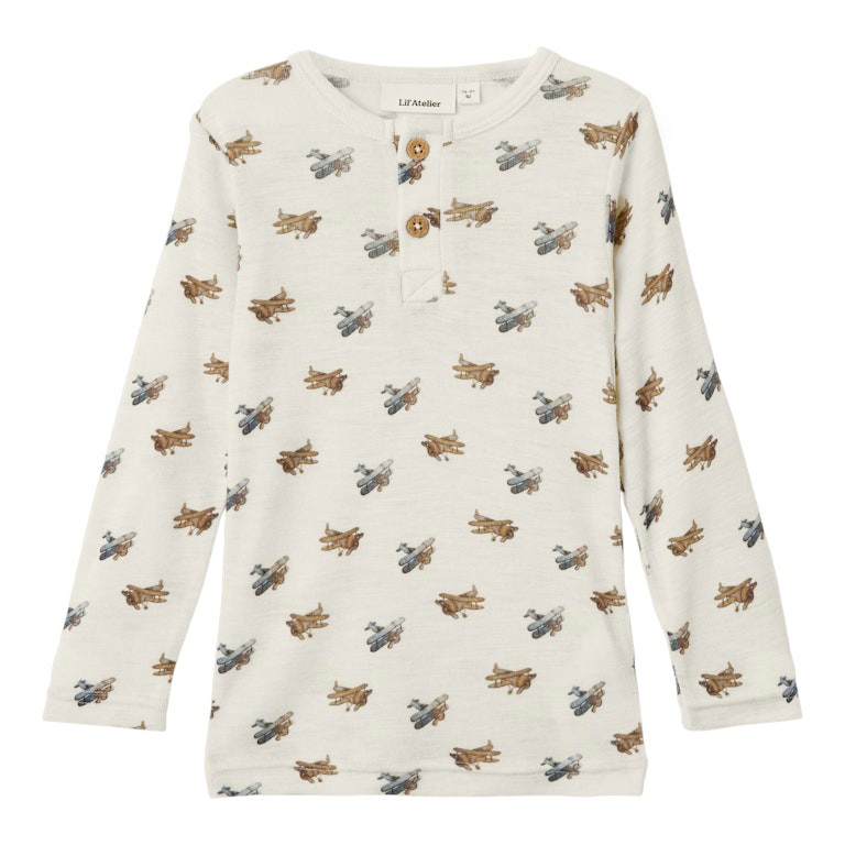 LIL' ATELIER NMMNALU merinovillapaita, ENNAKKOTILAUS Turtledove