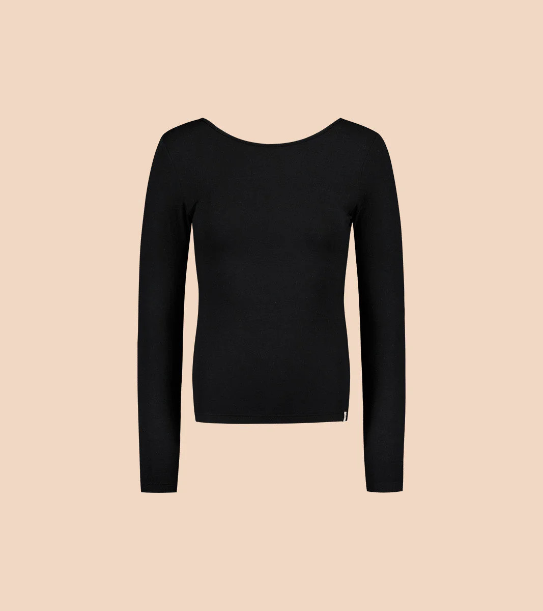 KAIKO SCOOP BACK TOP, Black