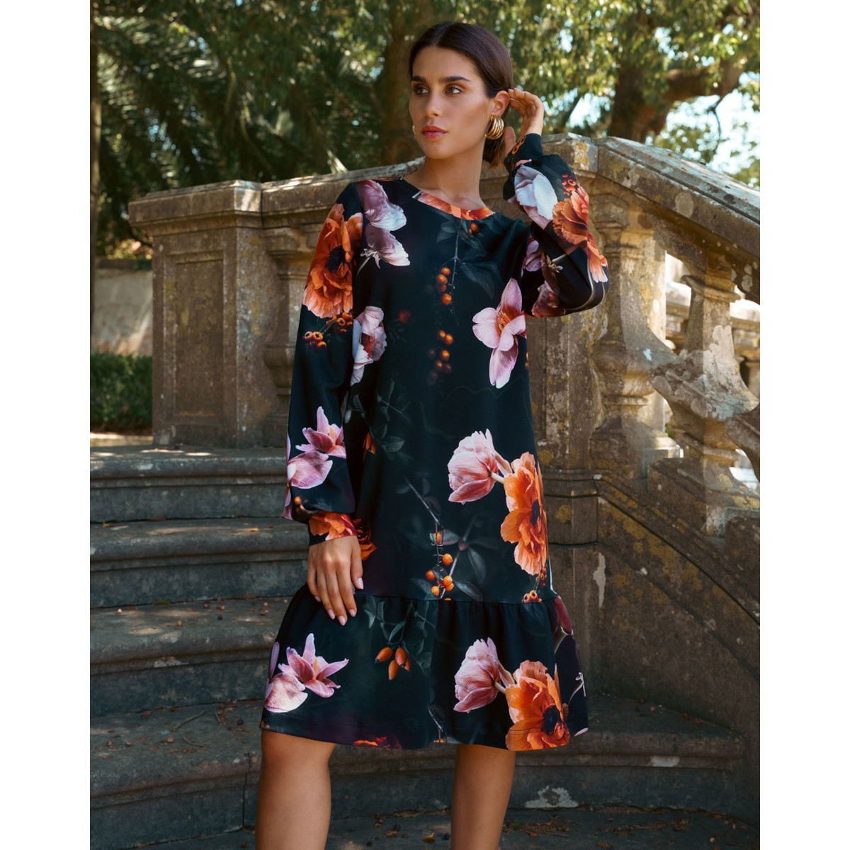 NAKOA aikuisten POPPY collegemekko, Copper Flower