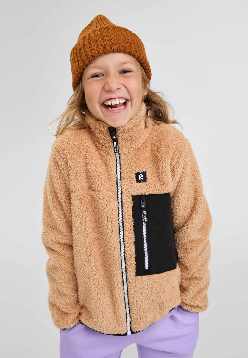 REIMA TURILAS 5200364A fleecetakki, Peanut Brown