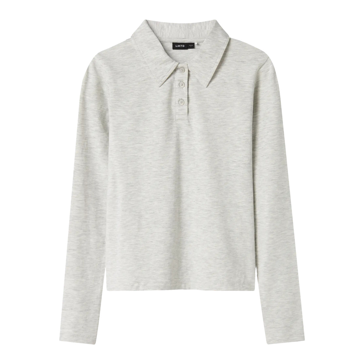 LMTD NLFNILJA trikoopaita, Light Grey Melange