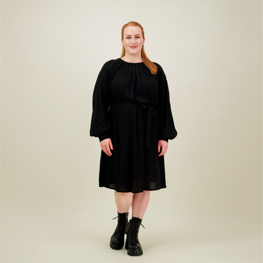 METSOLA VOLUMINOUS DRESS mekko, Licorice