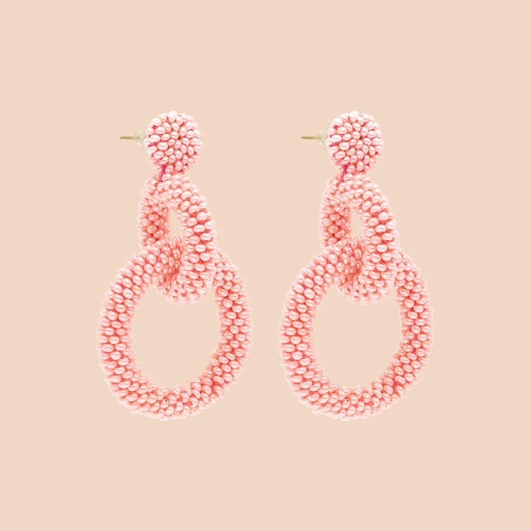 KAIKO GIA korvakorut, Pearl Pink