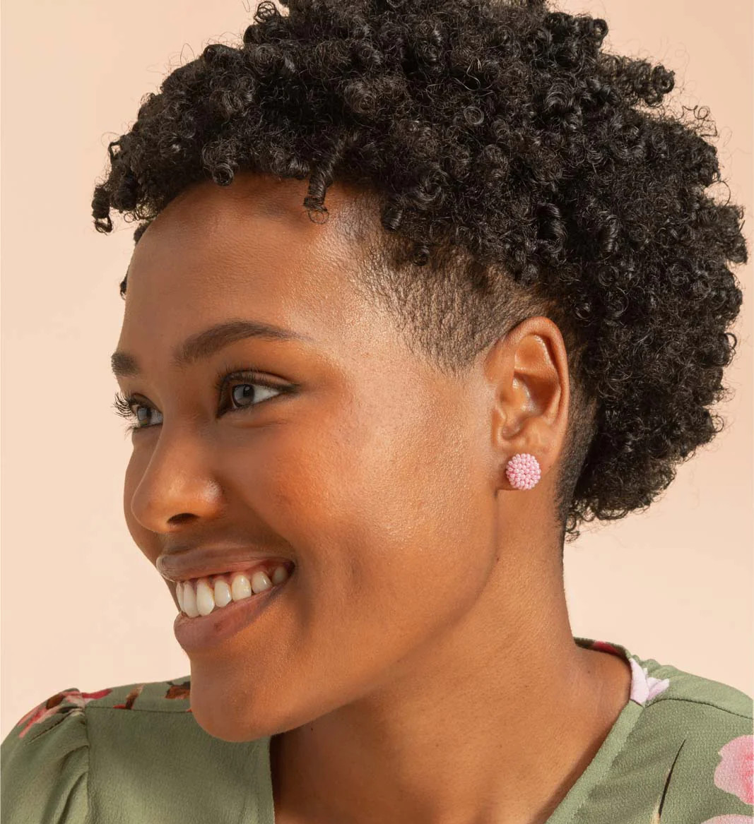 KAIKO GEMMA korvakorut, Pearl Pink