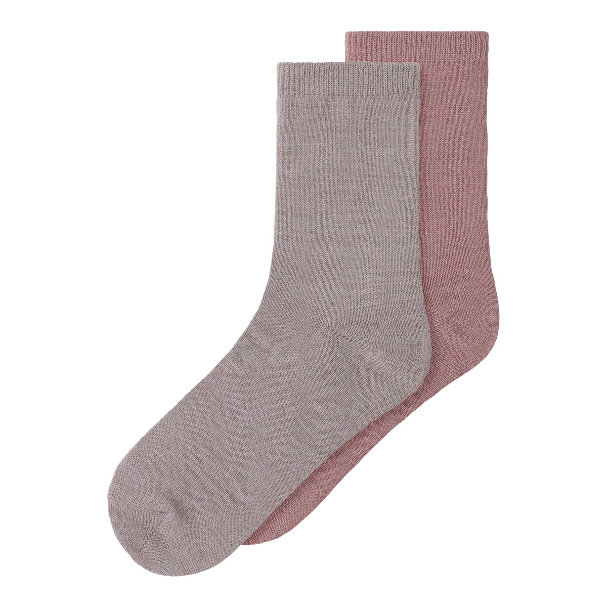 NAME IT NKFWAK merinovillaiset sukat 2kpl, Shadow Gray