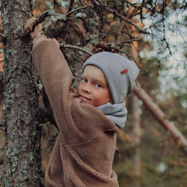 METSOLA CHILLY BEANIE merinovillapipo, Cloudy
