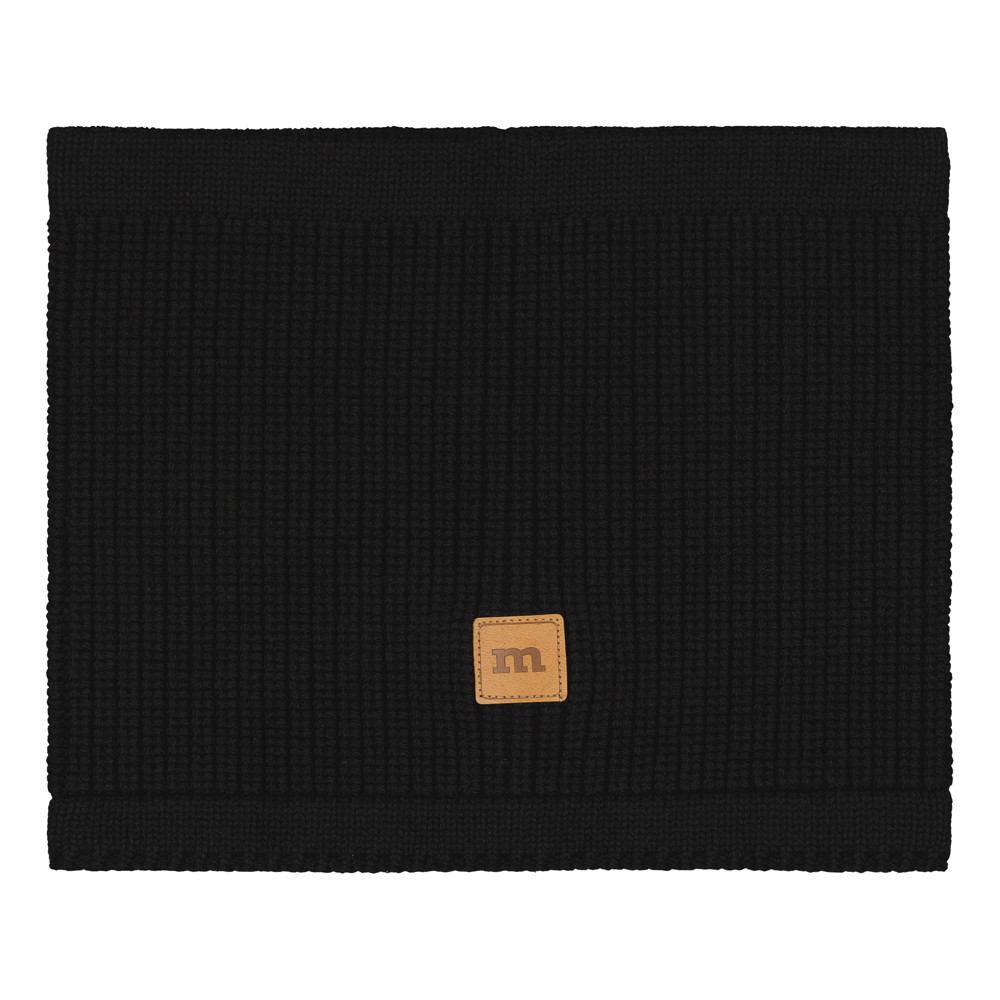 METSOLA KNITTED TUBE merinovillahuivi, Black