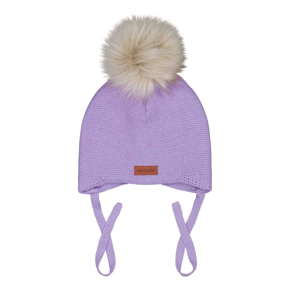 Alternative view of METSOLA MINI CRYSTAL HAT merinovillapipo, Icy Lilac