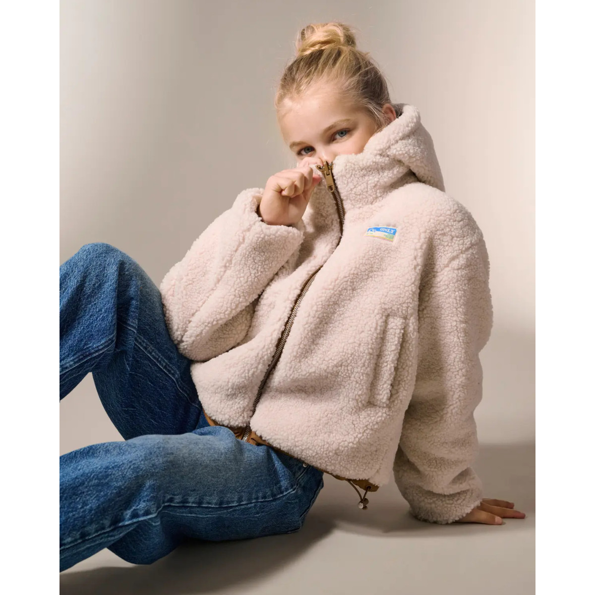 KIDS ONLY KOGMARIA kääntötakki, Toasted Coconut