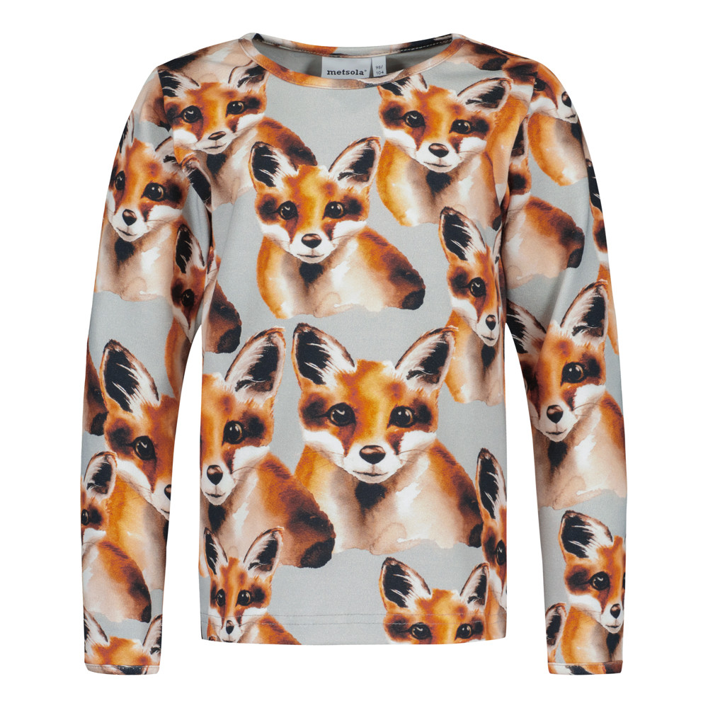 METSOLA FOX SHIRT LS trikoopaita, Cloudy