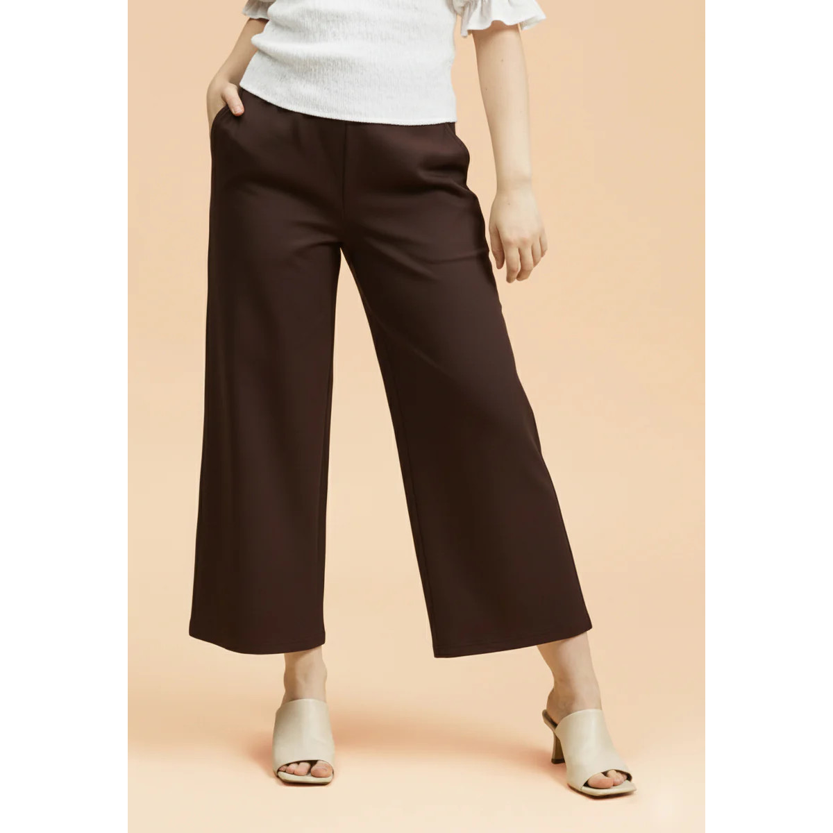 KAIKO EVERYDAY CULOTTES housut, Chocolate