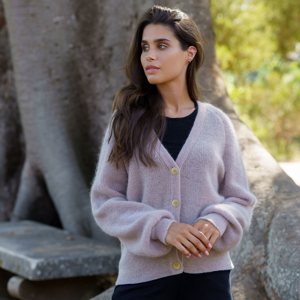NAKOA Elsie Cardigan, Harbor Mist
