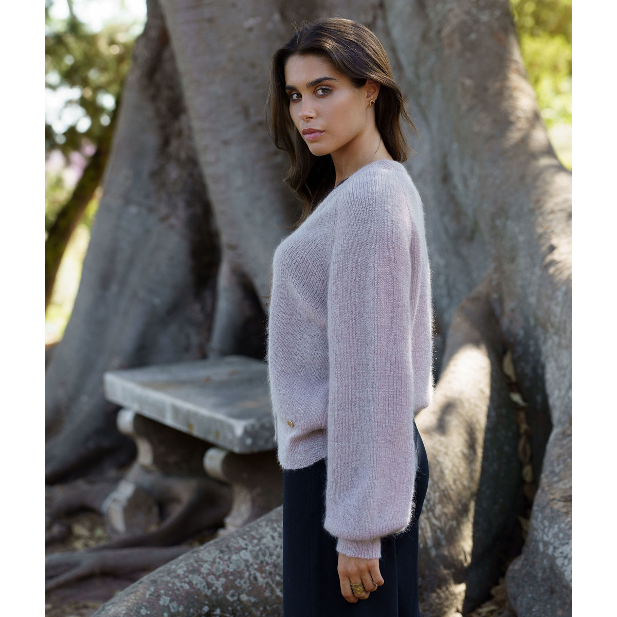 Alternative view of NAKOA Elsie Cardigan, Harbor Mist
