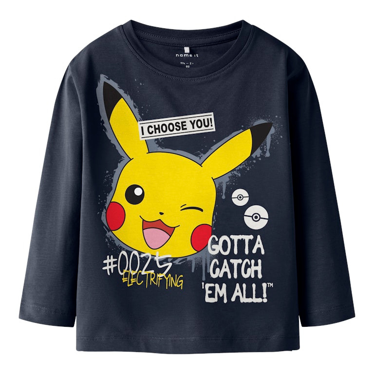 NAME IT NMMNOR POKEMON trikoopaita, Navy Blazer