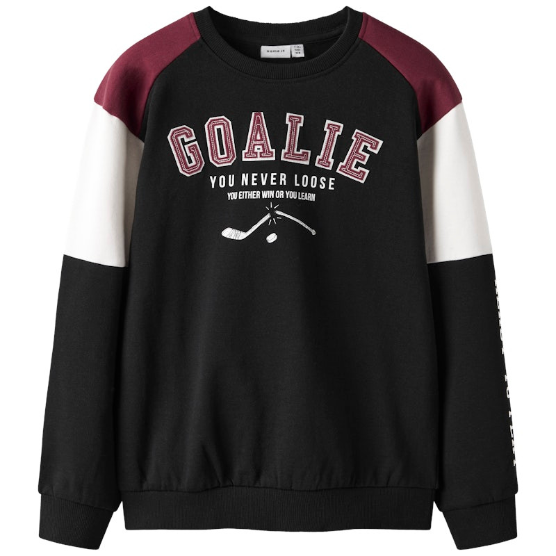 Alternative view of NAME IT NKMSHAWN collegepaita, Black