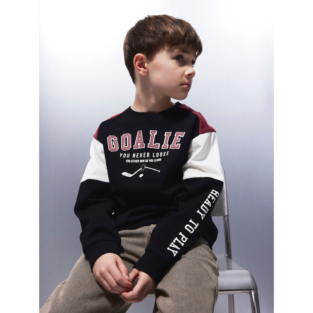 NAME IT NKMSHAWN collegepaita, Black