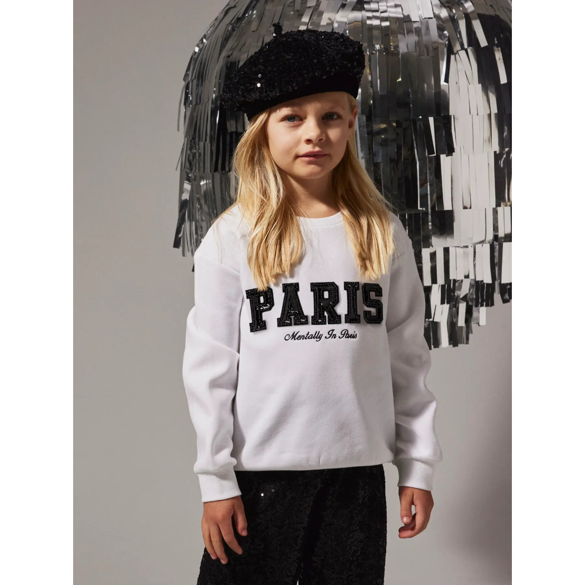 NAME IT NKFRETTA collegepaita, Bright White