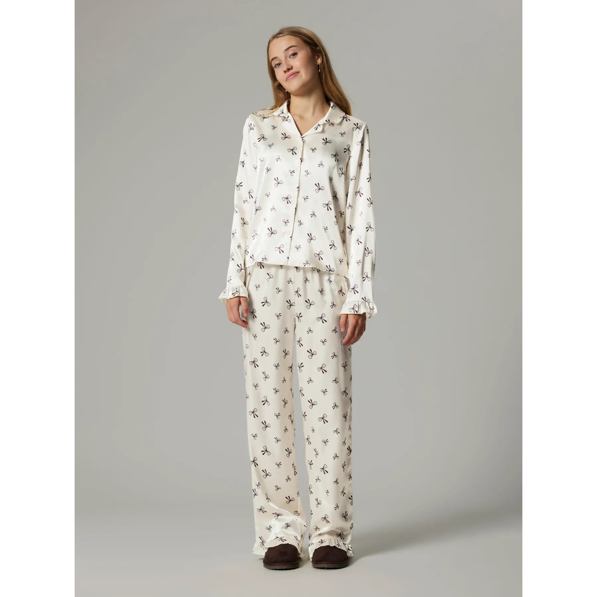LMTD NLFBOW pyjama, Antique White