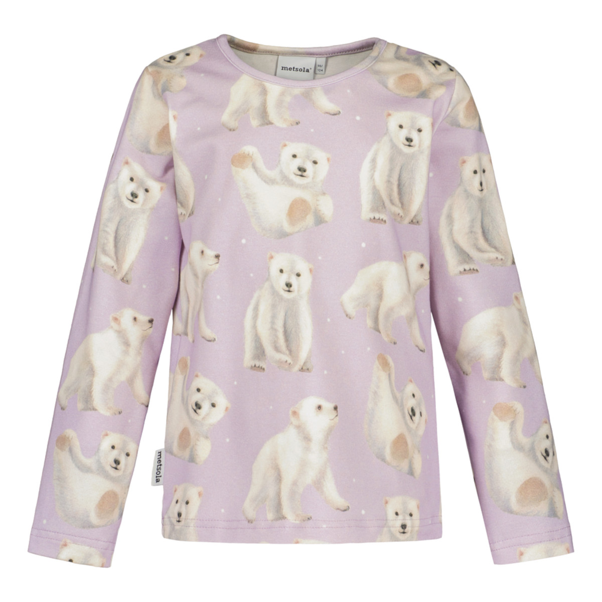Alternative view of METSOLA POLAR BEARS PYJAMA, Icy Lilac