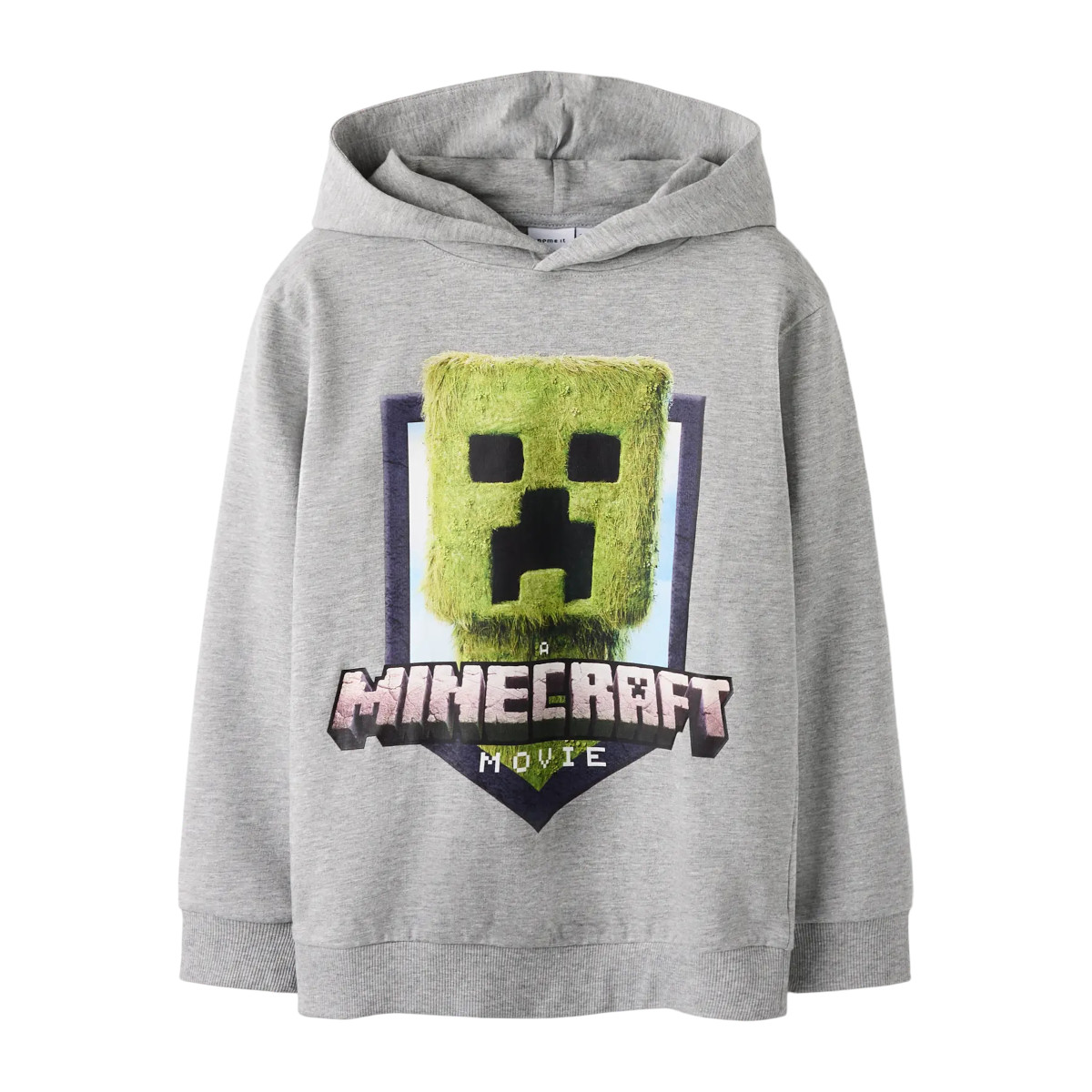 NAME IT NKMOL MINECRAFT huppari, Grey Melange