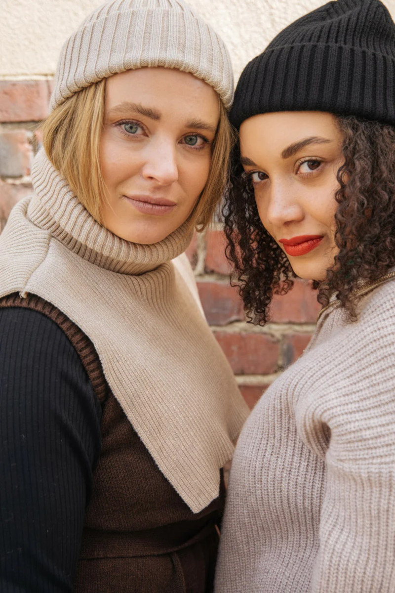 Alternative view of KAIKO RIB BEANIE, Light Sand