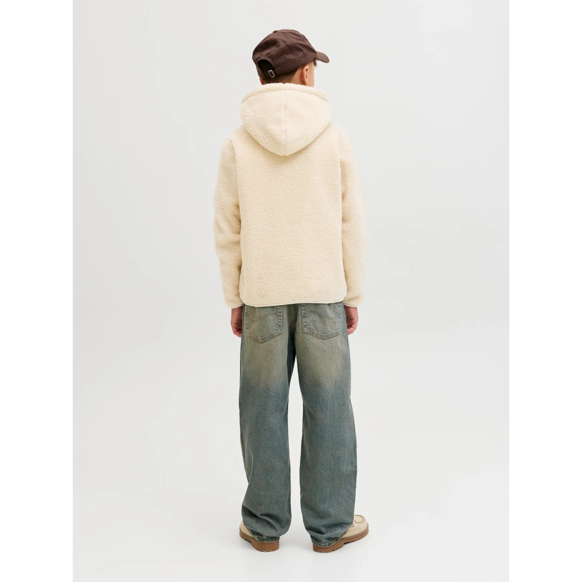 Alternative view of JACK & JONES JCOFLARE teddyhuppari, Oatmeal