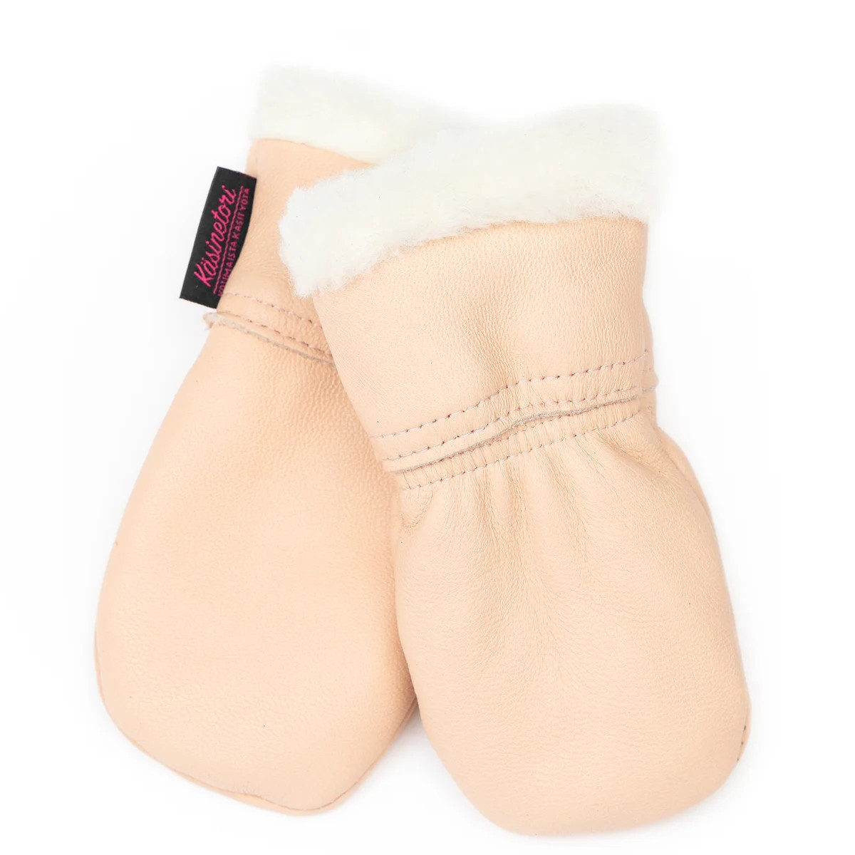 KÄSINETORI vauvan nahkakintaat, Puuteri