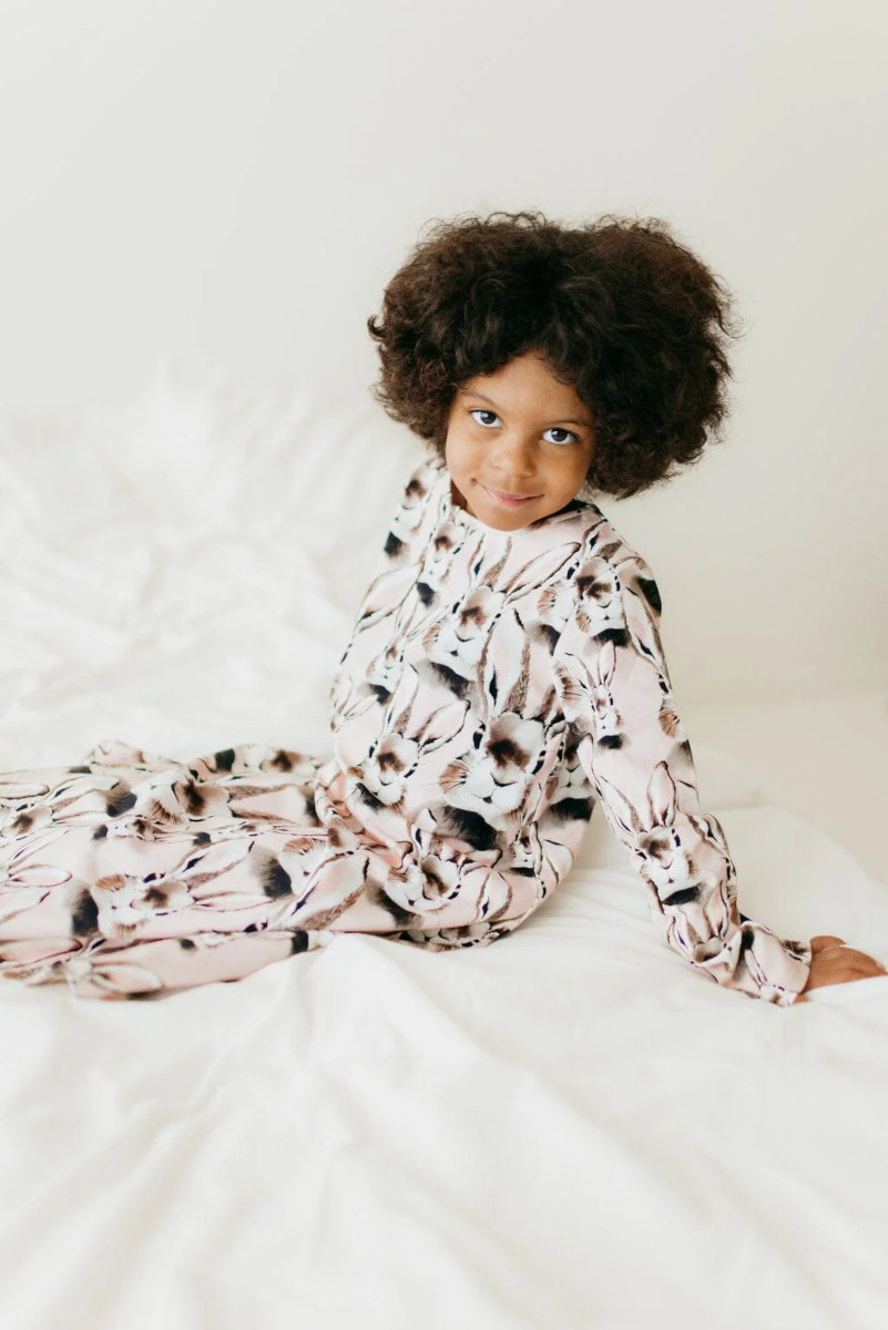 METSOLA PINK BUNNY NIGHT DRESS, Pink